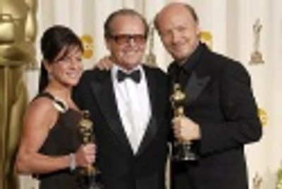 Cathy Schulman, Jack Nicholson and Paul Haggis Photo