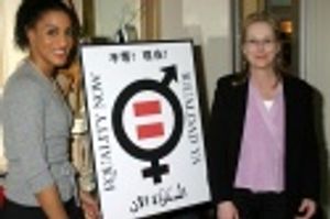 Sarah Jones and Meryl Streep Photo