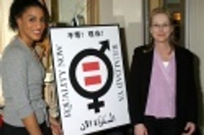 Sarah Jones and Meryl Streep Photo