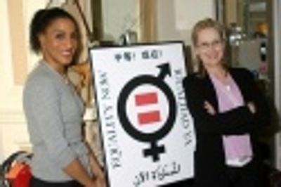 Sarah Jones and Meryl Streep Photo