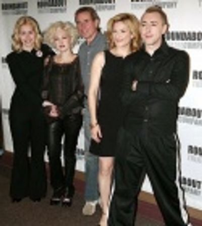 Nellie McKay, Cyndi Lauper, Jim Dale, Ana Gasteyer and Alan Cumming

 Photo