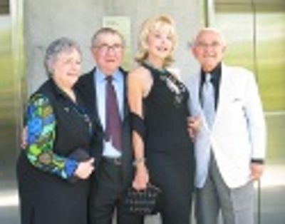Marvin Kaplan (right) who most recently appeared in the Actor's Fund Sunsert Boulevar Photo