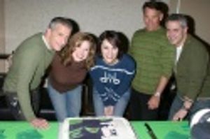 Marc Platt, Eden Espinosa, Megan Hilty, Stephen Schwartz, and David Stone  Photo