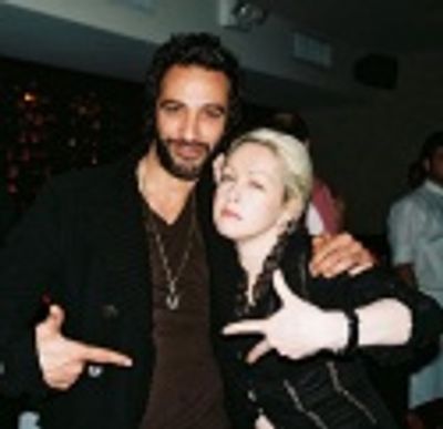 Carlos Leon and Cyndi Lauper Photo