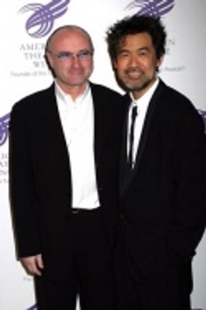 Phil Collins and David Henry Hwang Photo