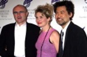 Phil Collins, Kathryn Layng, and David Henry Hwang Photo