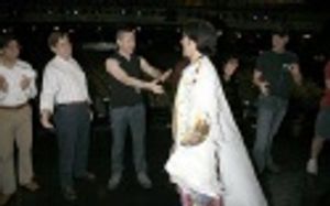 Romain Fruge (Gypsy Robe Winner) with Alan Cumming Photo