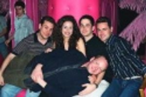 Because directing is such hard work...  Photo