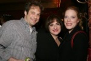 Sh-K-Boom/Ghostlight couple Kurt Deutsch and Sherie Rene Scott congratulate Patti LuP Photo
