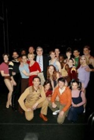 A parting shot of the company, with Marvin Hamlisch Photo
