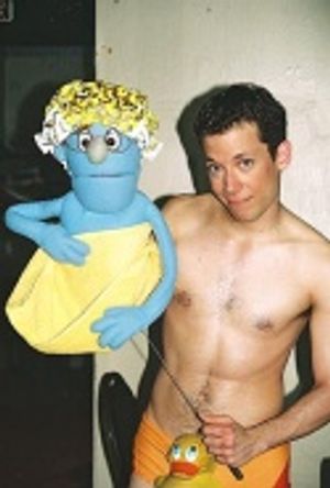 Rod and John getting ready for their close-up! Photo