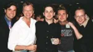 Dale Badway, Jim Caruso, Rob Diamond, Max von Essen and Jamie McGonnigal who supporte Photo