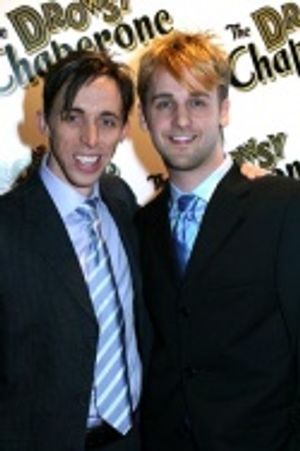Kevin Cahoon and Josh Marquette (Hair Designer of The Drowsy Chaperone) Photo