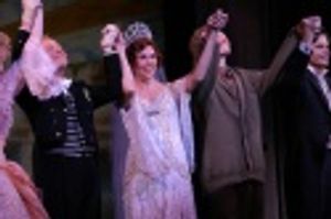 Edward Hibbert, Sutton Foster, Bob Martin, and Troy Britton Johnson Photo