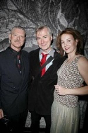Stephen Lang, John Patrick Shanley & Margaret Colin Photo