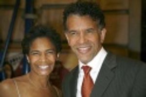 Brian Stokes Mitchell & Wife Allyson Tucker Photo