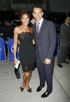 Brian Stokes Mitchell and wife Allyson Tucker Photo
