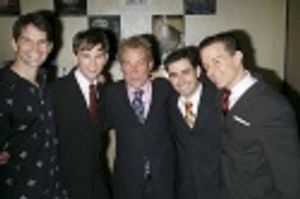 J. Robert Spencer, Daniel Reichard, Des McAnuff, John Lloyd Young & Christian Hoff Photo