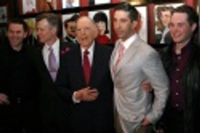 Robert L. Devaney, Tom Nelis, Herman Wouk, David Schwimmer, and Denis Butkus Photo