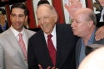 David Schwimmer, Herman Wouk, and Brian Reddy Photo