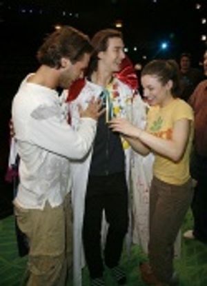 Josh Strickland, Jenn Gambatese & Andy Pellick Photo