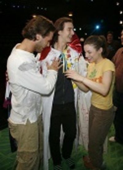 Josh Strickland, Jenn Gambatese & Andy Pellick Photo