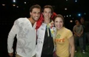 Josh Strickland, Jenn Gambatese & Andy Pellick Photo