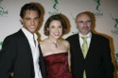 Josh Strickland, Jenn Gambatese & Phil Collins Photo