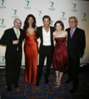 Phil Collins, Merle Dandridge, Josh Strickland, Jenn Gambatese & Bob Crowley Photo