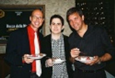 Richie Ridge of Broadway Beat, Rob Diamond and
Bruce Dimpflmaier (the 'Master Of the Photo