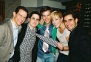 Christian Hoff, Rob Diamond, Daniel Reichard, Felicia Finley
and John Lloyd Young Photo