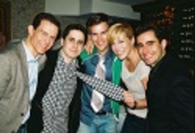 Christian Hoff, Rob Diamond, Daniel Reichard, Felicia Finley
and John Lloyd Young Photo