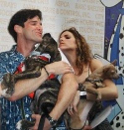 Hugh Panaro and Sandra Joseph Photo