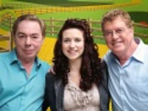 Andrew Lloyd Webber, Danielle Hope and Michael Crawford (photo by Gabrielle Crawford) Photo