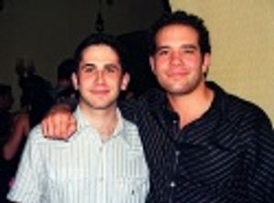 Robert Diamond, BroadwayWorld Editor-in-Chief and Aaron Photo