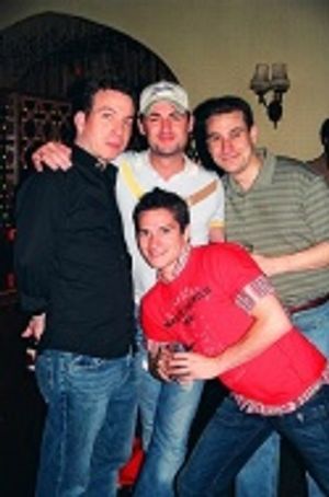 Eddie Varley, Max von Essen, Craig Brockman (BroadwayWorld Senior Editor) and Jesse V Photo