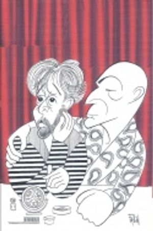 T.R. Knight and Patrick Stewart in A LIFE IN THE THEATRE
 Photo