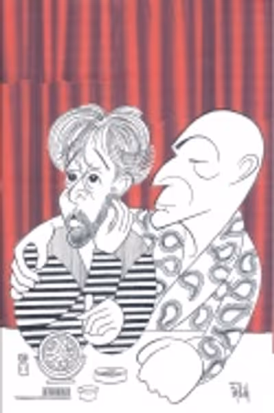 T.R. Knight and Patrick Stewart in A LIFE IN THE THEATRE
 Photo