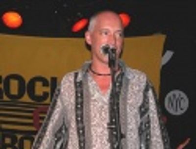Co-Producer (along with Sabrina Gordin) Donnie Kehr opened the show with Pinball Wiza Photo