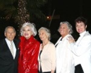 Harry Kullijian (Carol's childhood sweetheart), Carol, Cloris Leachman, Tyne Daly and Photo