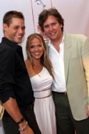 Justin Bruening, Alexa Havins and Michael E. Knight Photo