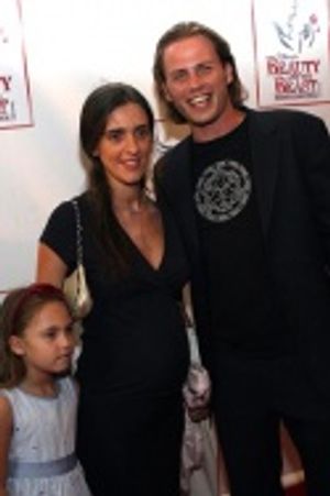 Forbes March with daughter Marina and wife Vanessa Photo