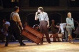 Matt Rawle, Elena Roger and the cast of Evita Photo