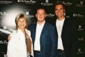 Peggy Rajski (Trevor Project, Co-founder), Diarmaid B. Sullivan and Jorge Valencia Photo
