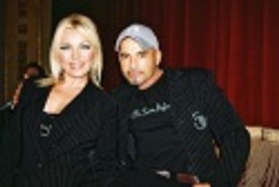 Kristine W. (Performer) and Roberto Novo (Celebrity Hairstylist) Photo