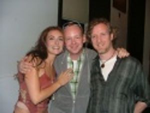 Laura, Director Jamie McGonnigal and Chris Barron Photo