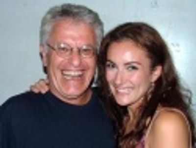 Laura with Jerry Zaks who will next tackle the revival of
La Cage Aux Folles Photo