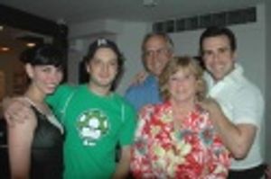 Nikka Graff Lanzarone (Nurse/Ensemble), Euan Morton (Tommy), Josh Walden (Cousin Kevi Photo