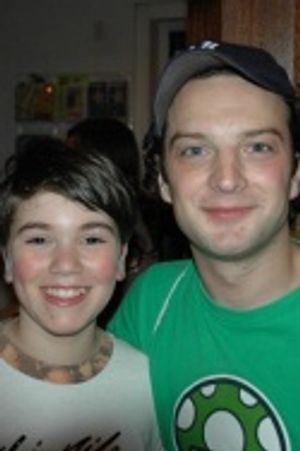 Noah Galvin (Young Tommy) and Euan Morton Photo