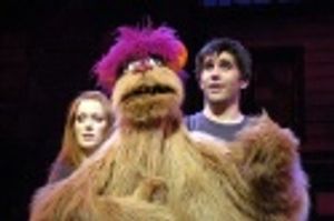 Clare Foster and Simon Lipkin as Trekkie Monster Photo